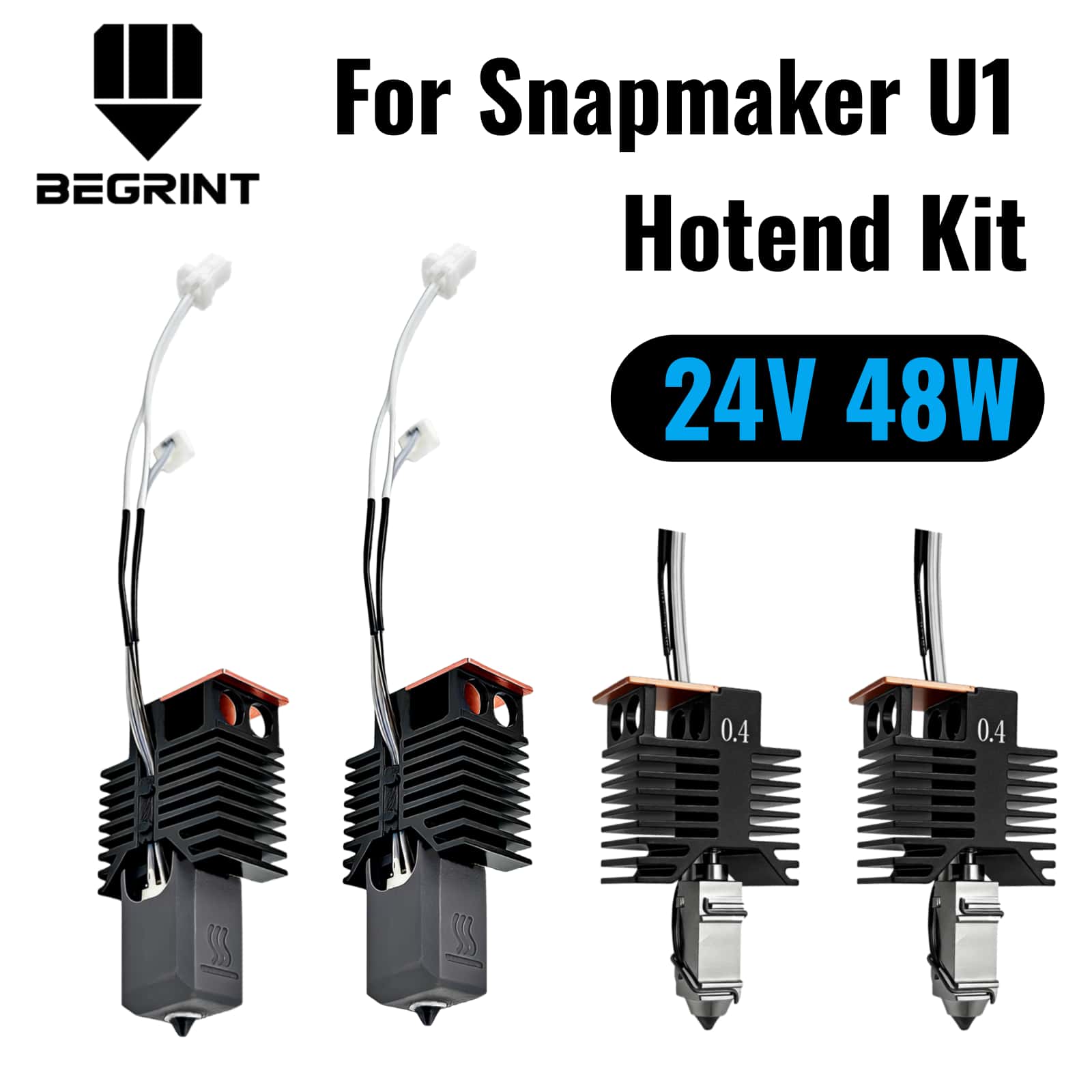 Zestaw Hotendu Snapmaker U1 24 – High Flow Ceramic Hotend recenzja i cena